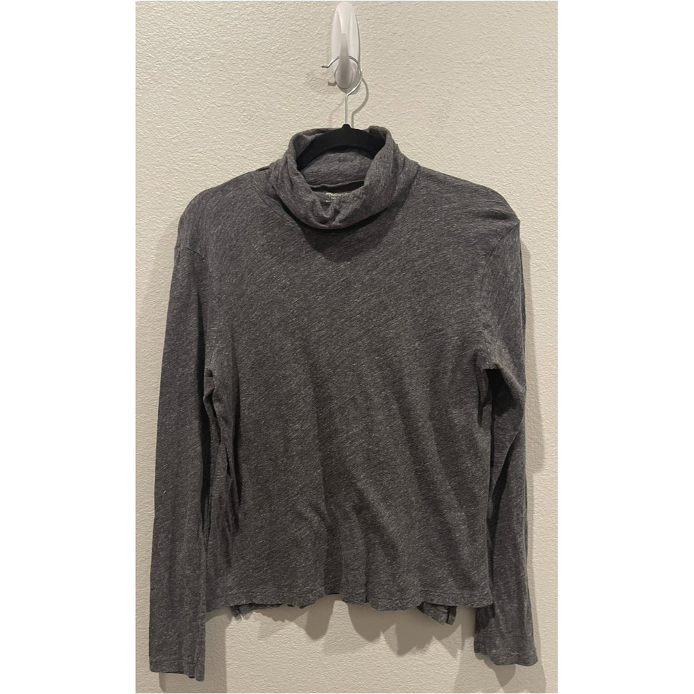 MADEWELL Grey Long Sleeved Blouse
